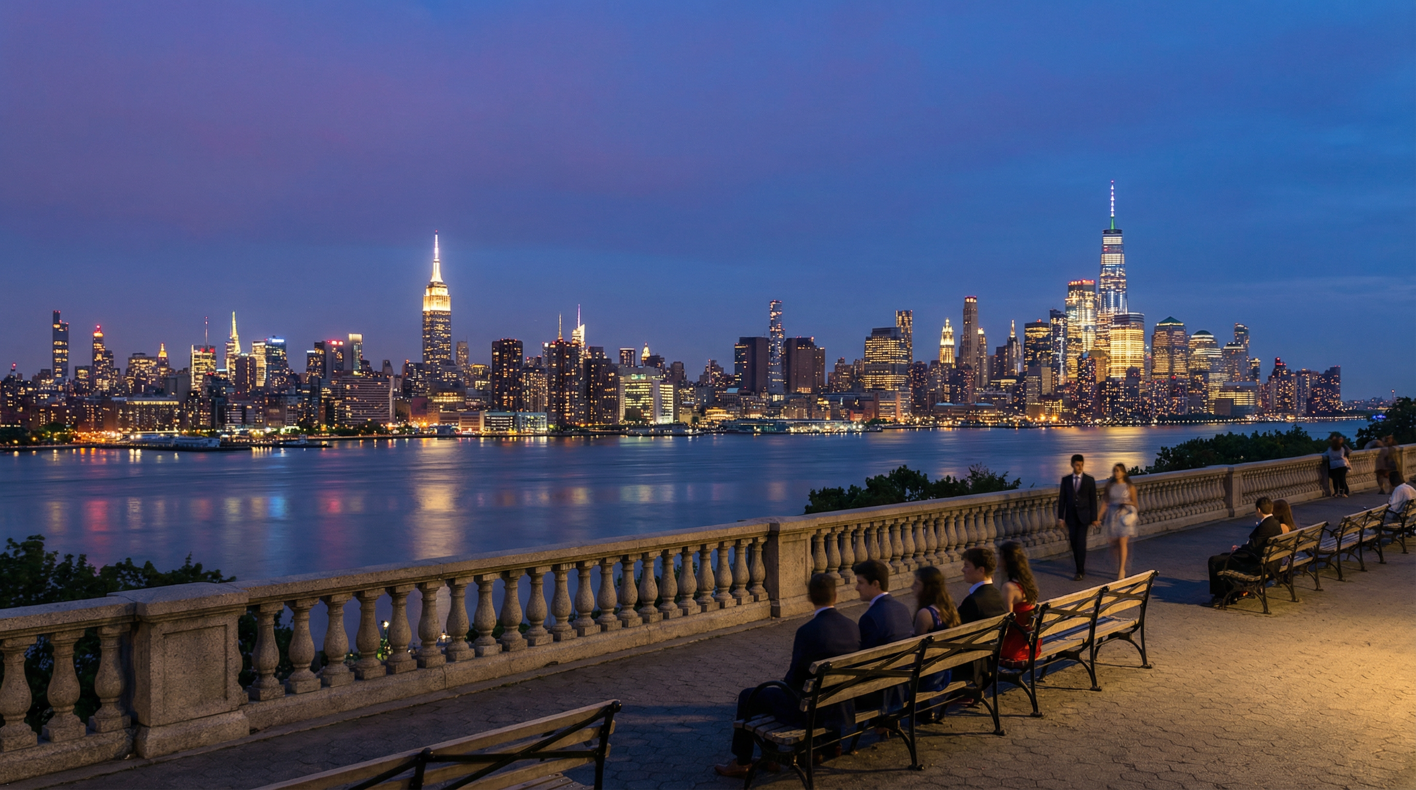 NYC Skyline at night